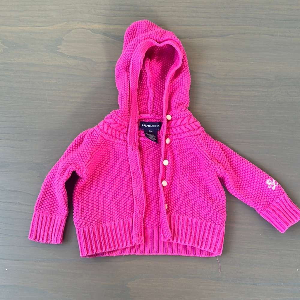 Hot pink 9M sweater